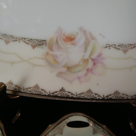 6 Pc Antique Bavarian Serving Set 1910 L.D.B.Co Prince Regent - Picture 5 of 16